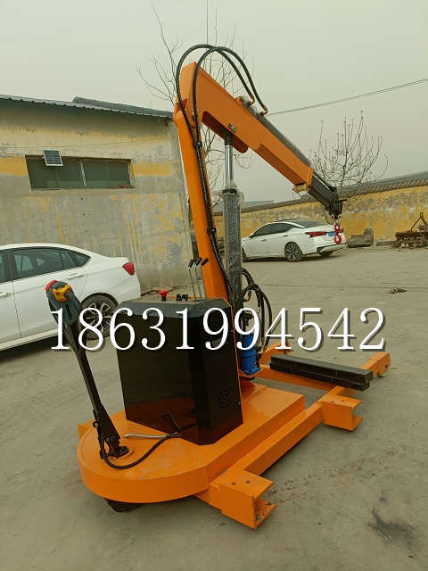 泰山区自卸车厢随车吊 自制轮式四不像起重机 四驱平板吊 5吨 贵盛